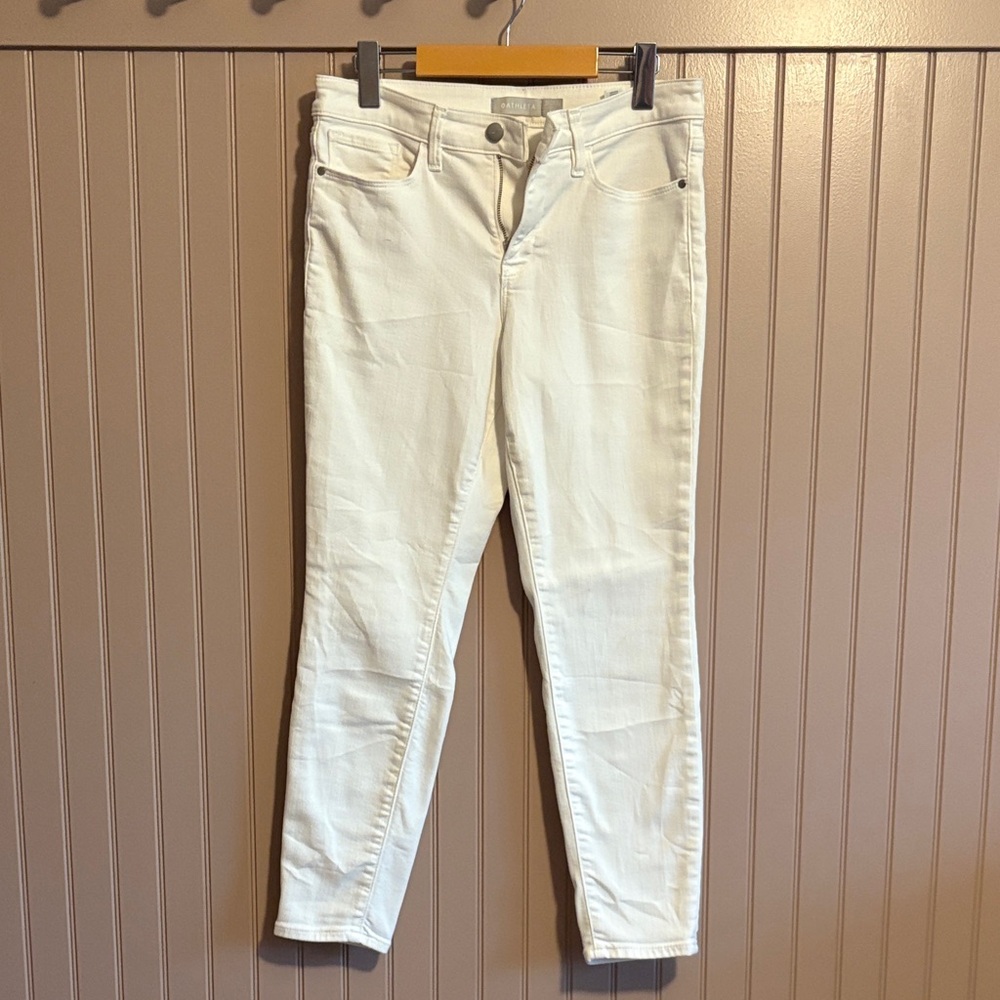 Athleta Women's Cream Skinny Jeans
